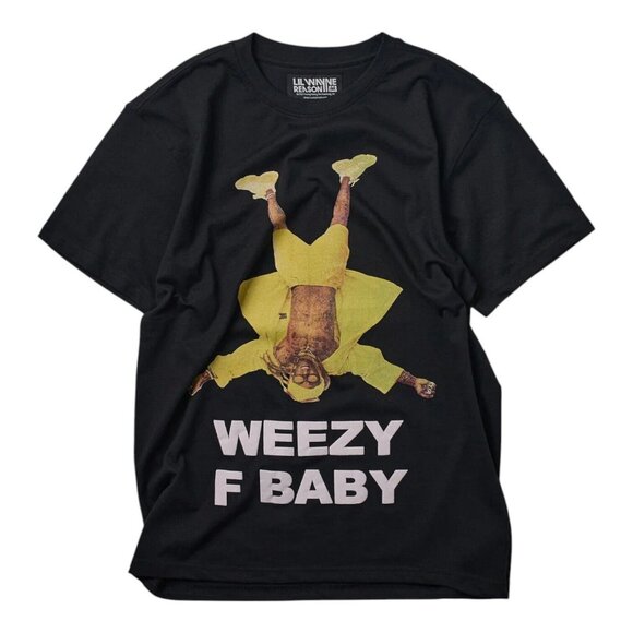 Lil Wayne Weezy F Baby Photo T-Shirt Tee Black Rap Men's - Picture 3 of 4